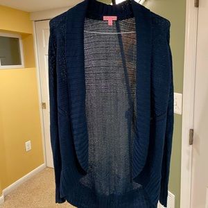 Lilly Pulitzer Navy Sweater / Cardigan